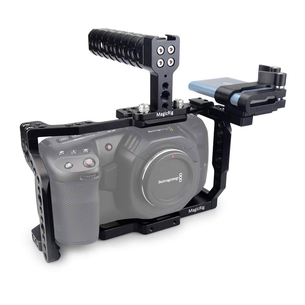 Blackmagic Design BMPCC4K +アクセサリ Amazon.com : MAGICRIG BMPCC 4K /BMPCC 6K Cage with Top